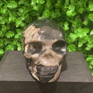 Volcano Agate Skull